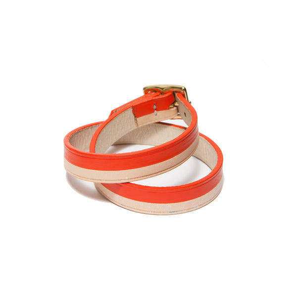 BORA-BORA DOUBLE WRAP BRACELET NATURAL/ORANGE (LIMITED EDITION)