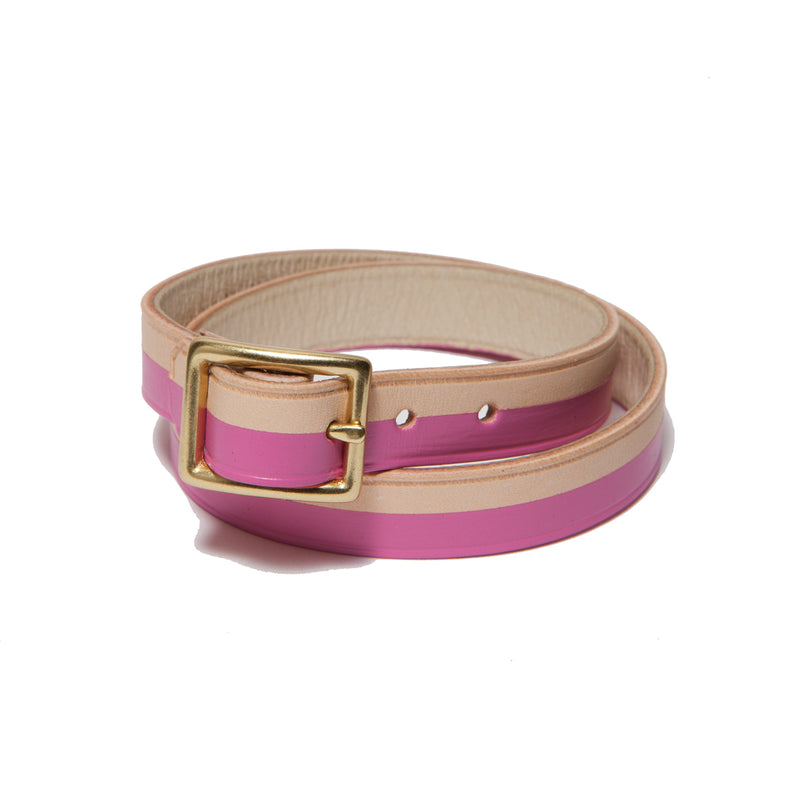 BORA-BORA DOUBLE WRAP BRACELET NATURAL/HOT PINK (LIMITED EDITION)