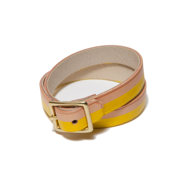 BORA-BORA DOUBLE WRAP BRACELET NATURAL/YELLOW (LIMITED EDITION)