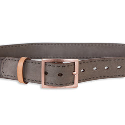 ORION SUEDE 1 1/2" BELT - SHADOW GRAY/TERRE